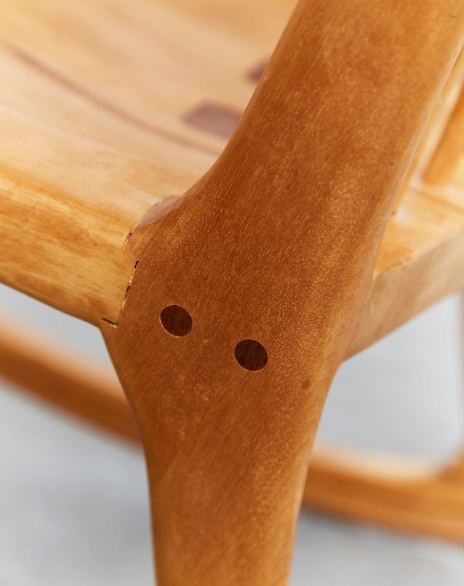 Rocking Chair In The Style Of Sam Maloof photo vintage