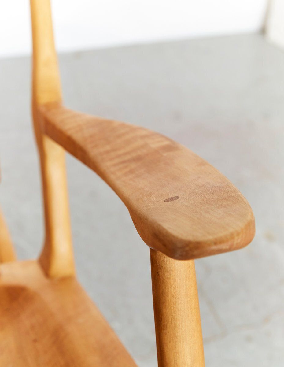 Furniture Rocking Chair In The Style Of Sam Maloof photo