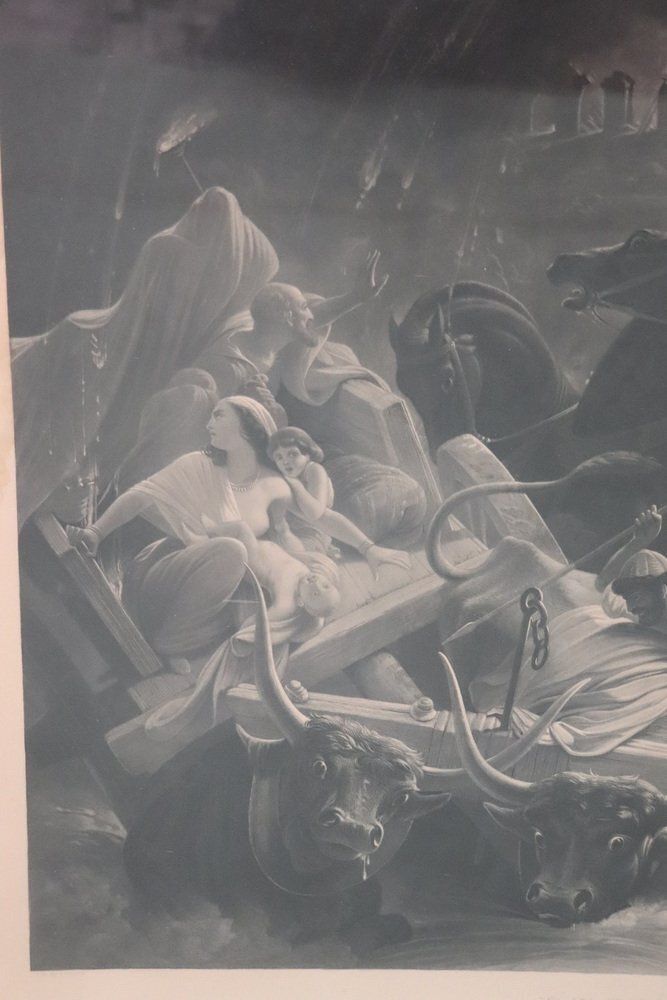 Jean Pierre Marie Jazet, Large Engravings, 19th Century, Framed, Set Of 2 photo Art