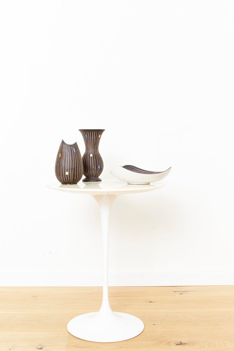 photo for sale Mid Century West German Ceramics By Heiner Balzar For Steuler, 1960s, Set Of 3