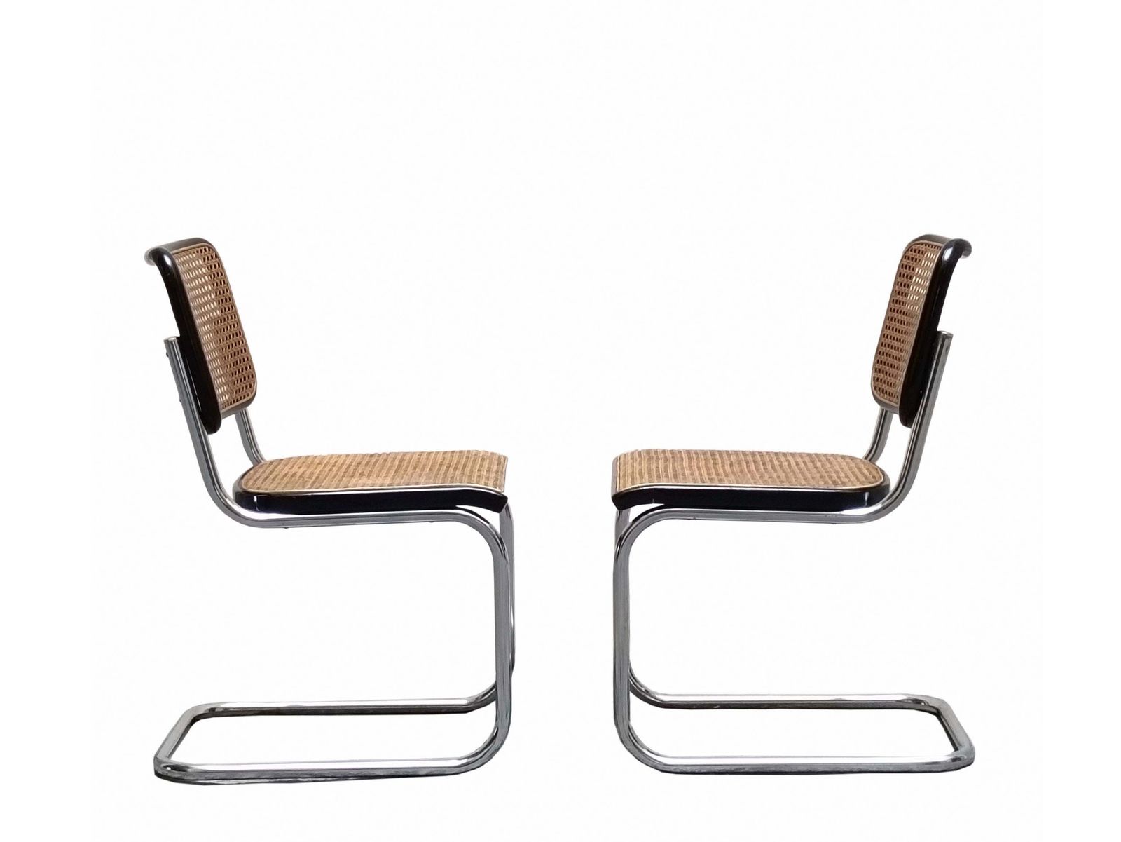 Marcel Breuer For Thonet Pair Of "Cesca" Chairs, Italy 1970s photo for sale