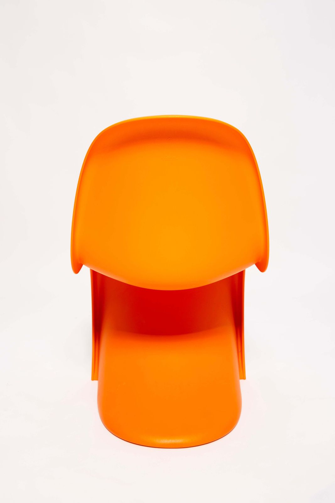 Vitra Verner Panton S Junior Chair In Orange Plastic, 2009 photo buy