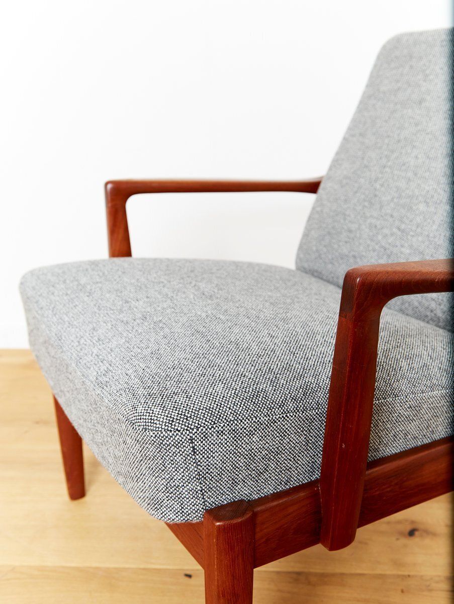 Easy Chair Fd125 By Tove & Edvard Kindt Larsen For France & Son, 1960s photo vintage
