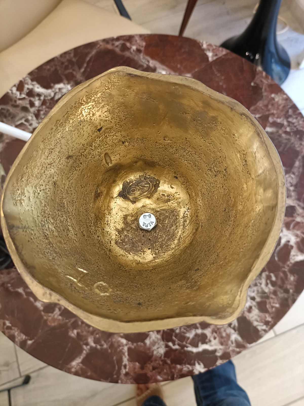 photo furniture Hannibal Oste Alabaster Vase, Italy 2009