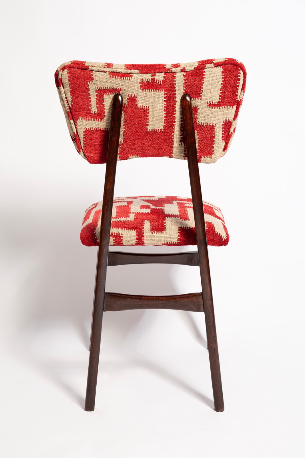 photo furniture Set Of Six Mid Century Butterfly Chairs, Delfi Carmine C&C, Walnut Wood, 1960s