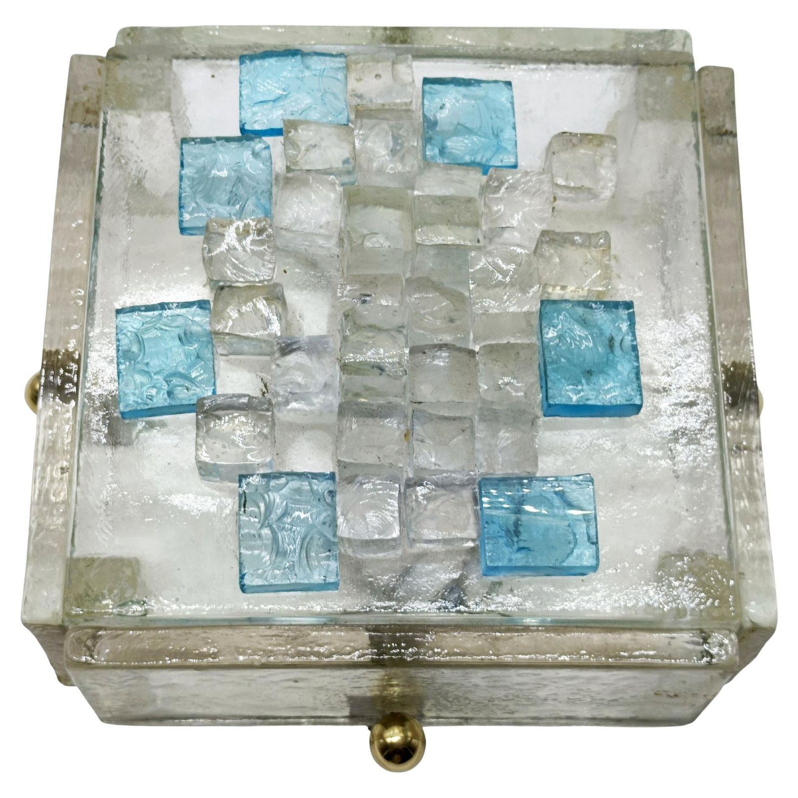Albano Poli For Poliarte Square Wall Lamp, Italy 1970s
