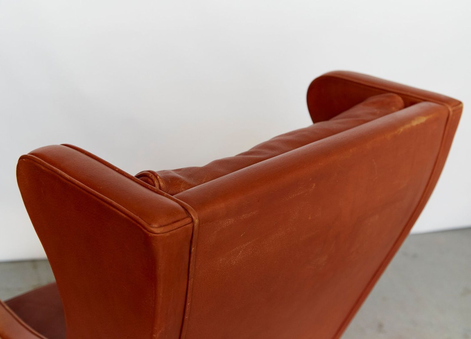 2385.0 Model 2204 Wingback Chair By Børge Mogensen For Fredericia, 1970s photo