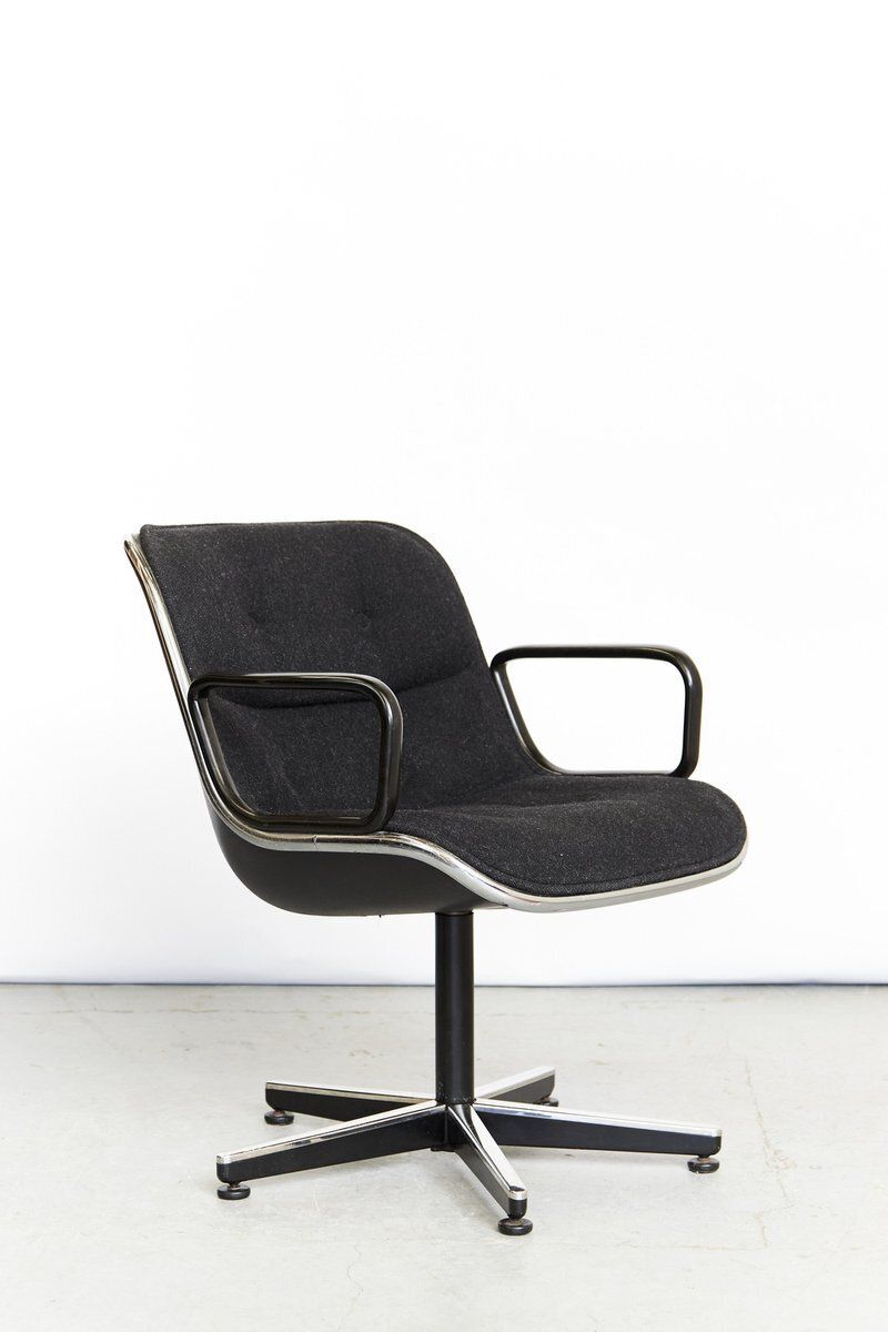 Executive Swivel Chair By Charles Pollock For Knoll International, 1960s
