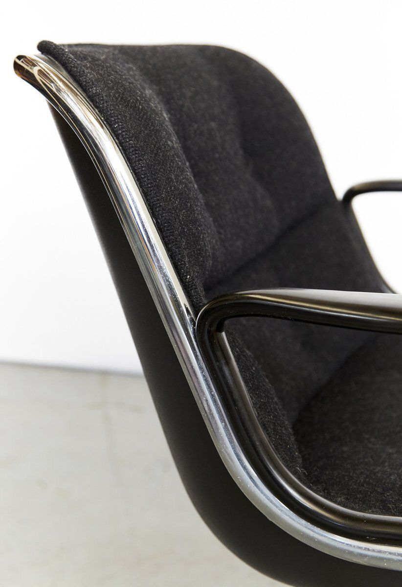 photo for sale Executive Swivel Chair By Charles Pollock For Knoll International, 1960s