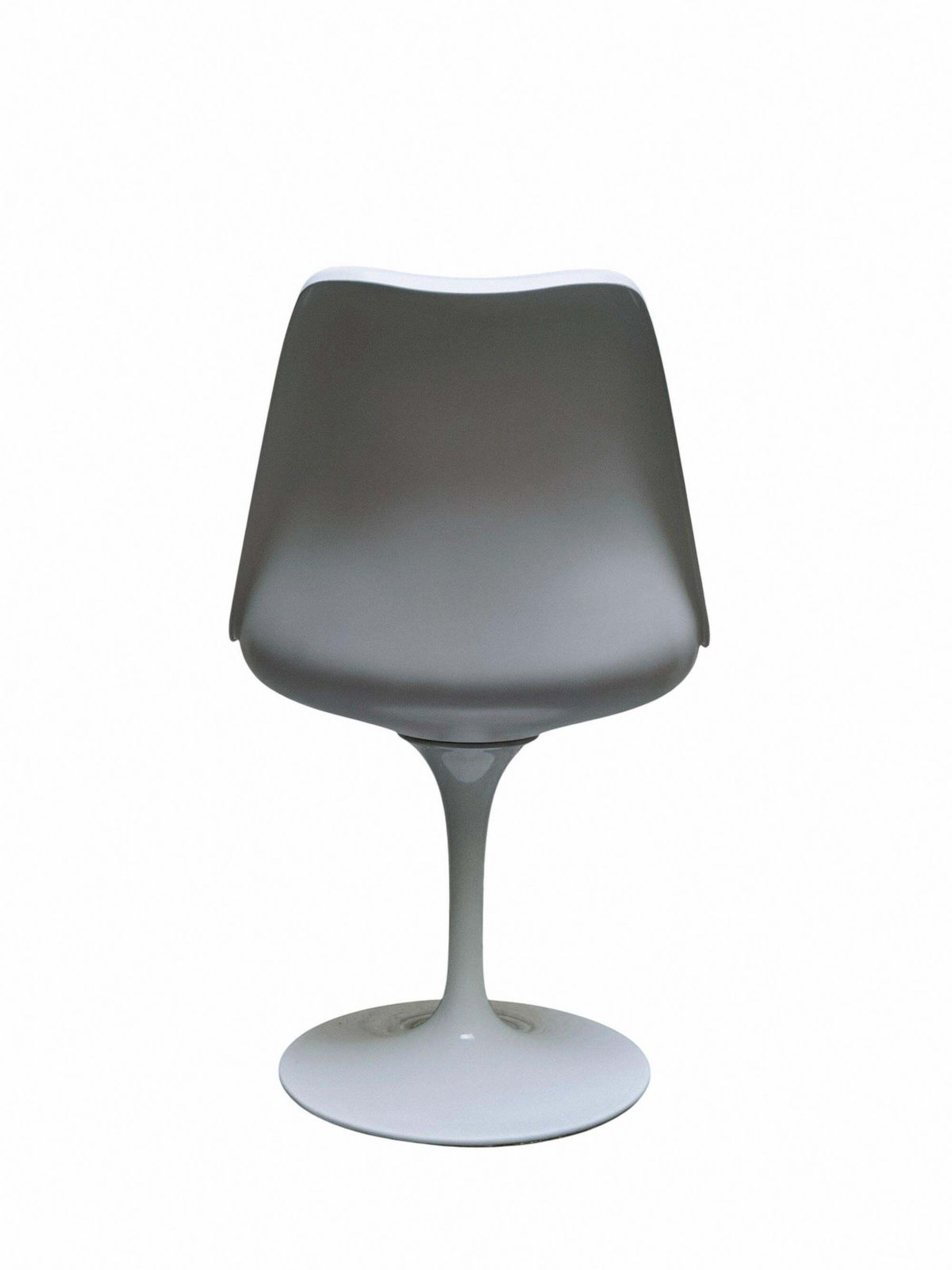 Eero Saarinen Style Dining Chair White Tulip Model, Italy 1970s photo Furniture