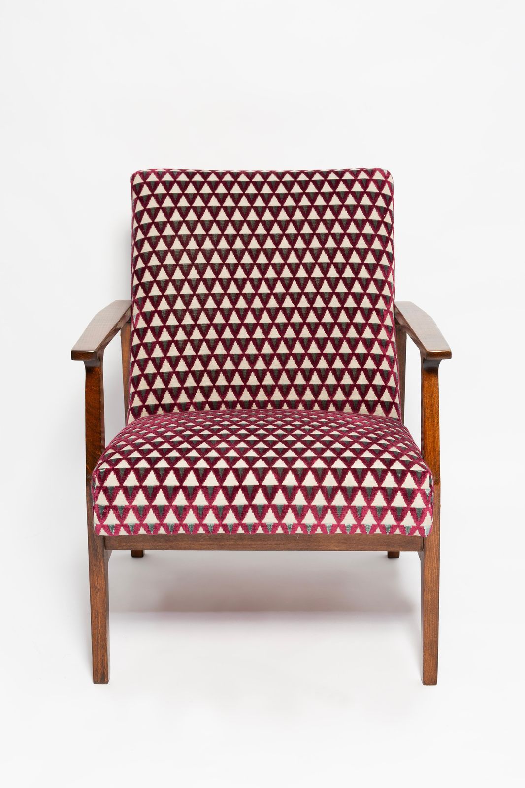 Paar Mid Century Vintage Bw 14 Fauteuils, Paars Amuleto Dedar Fluweel, Jaren 1960 photo Meubels