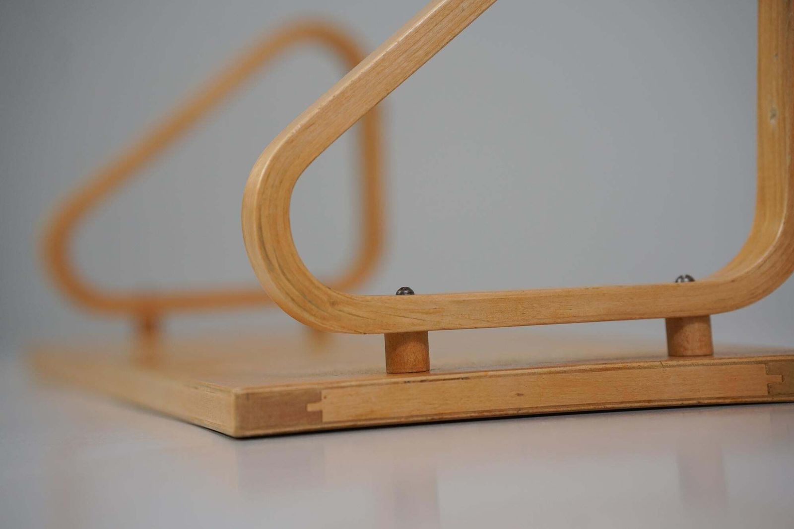 Rare Shelf, Alvar Aalto, Oy Huonekalu  Ja Rakennustyötehdas Ab, 1950s photo Furniture