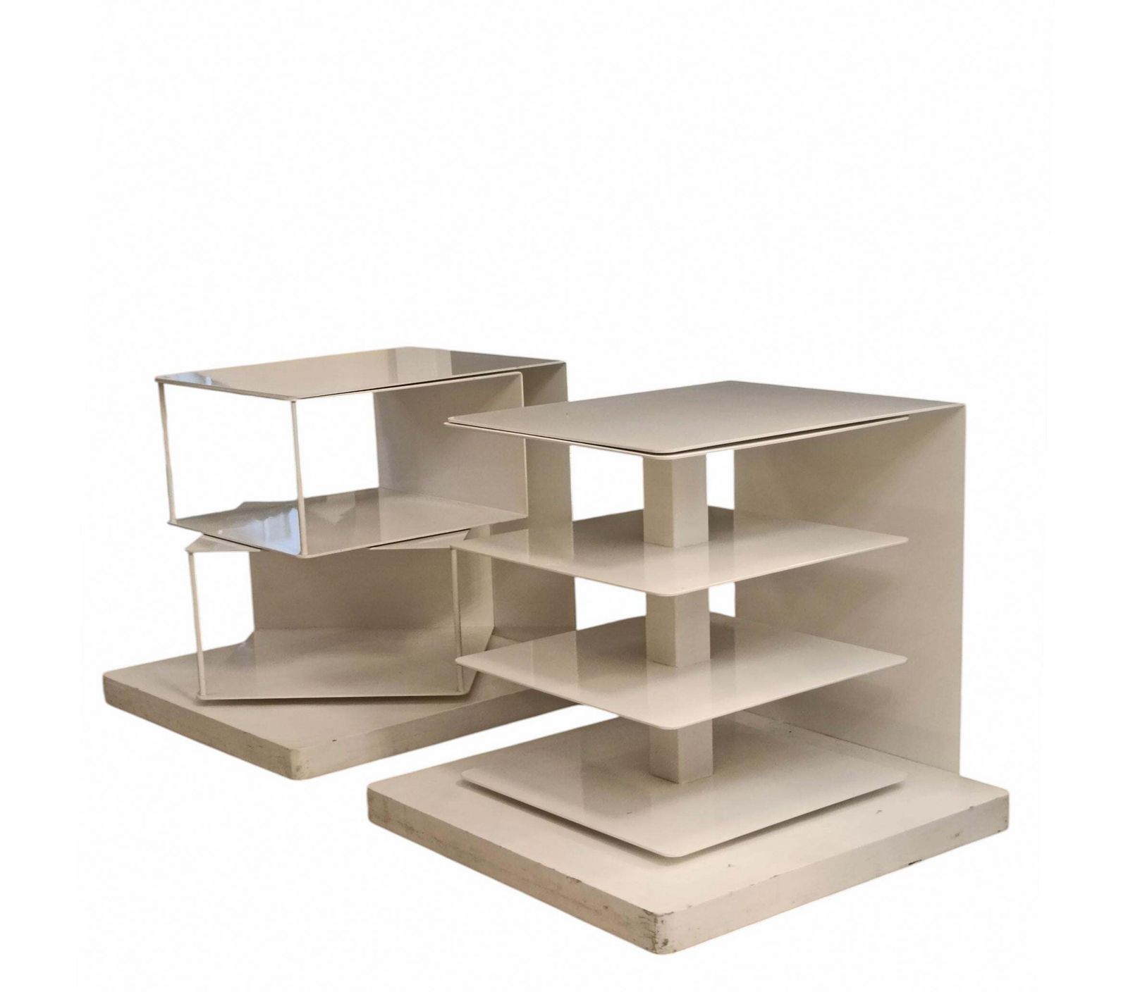 Pair Of Nightstands / Bookcases Ptolomeo, Italy 1980s photo furniture