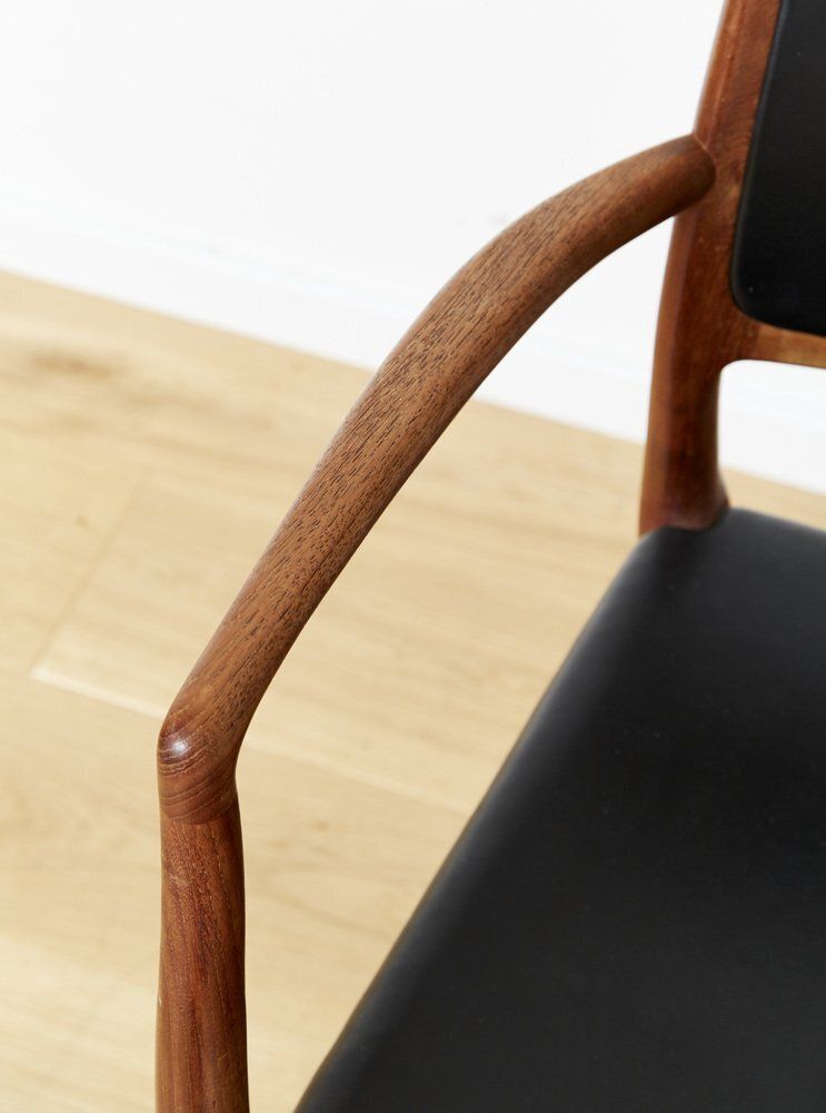 Model 65 Chair In Teak By Niels Otto Møller For J.L. Møllers, 1960s photo vinterior