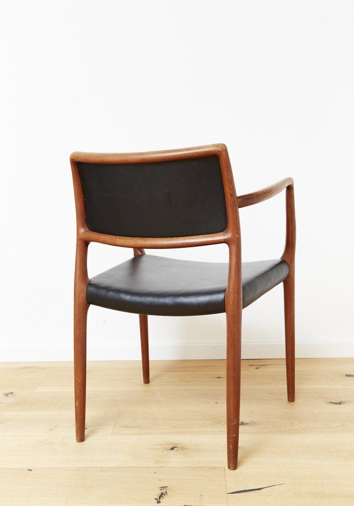 Furniture Model 65 Chair In Teak By Niels Otto Møller For J.L. Møllers, 1960s photo