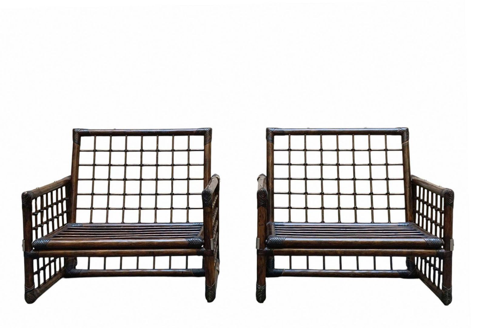 Afra & Tobia Scarpa Pair Of Armchairs From The Basilan Series, Italy 1970s photo furniture