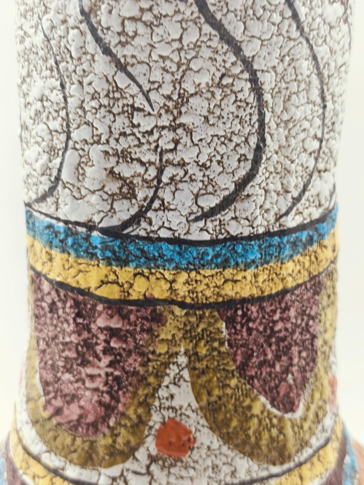 photo for sale Ceramiche Artistiche Mamma Ro' Glazed Terracotta Amphora Vase, Italy 1970s