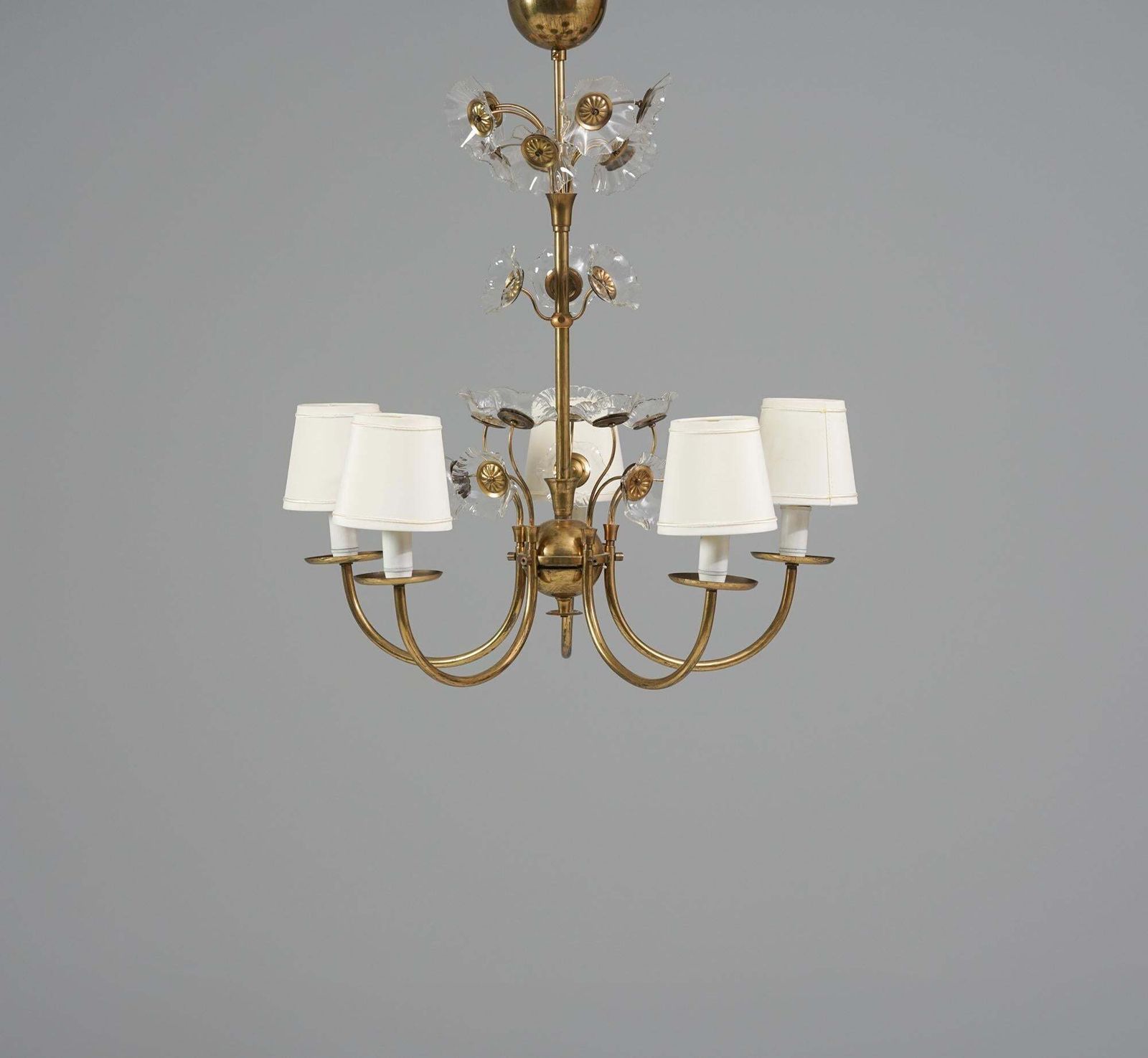 Rare Chandelier, Lisa Johansson Pape, 1940s photo furniture