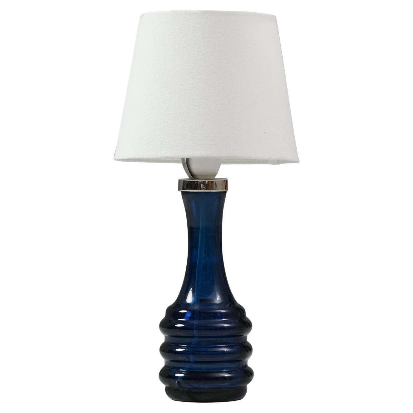 Glass Table Lamp, Carl Fagerlund, Orrefors, Sweden, 1970s