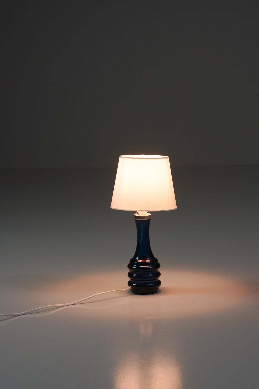 Glass Table Lamp, Carl Fagerlund, Orrefors, Sweden, 1970s photo 574.0