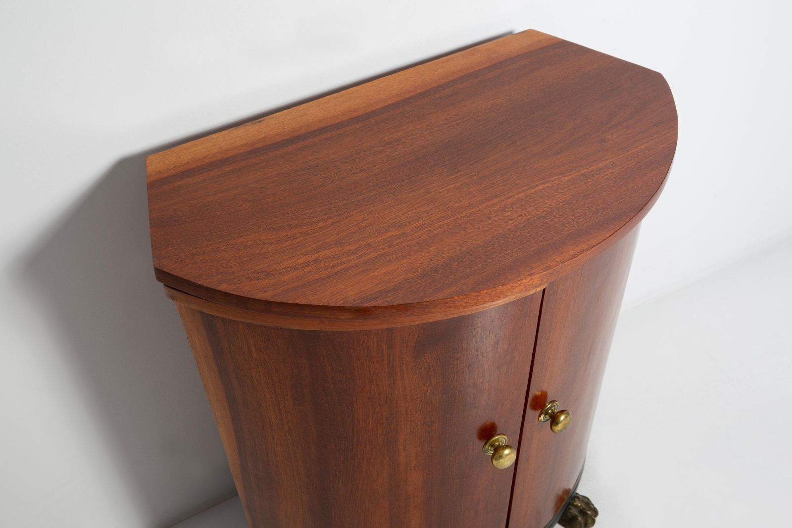 Mid Century Modern Vintage Tv Side Table, Cabinet, Beechwood, Poland, 1960s photo vintage