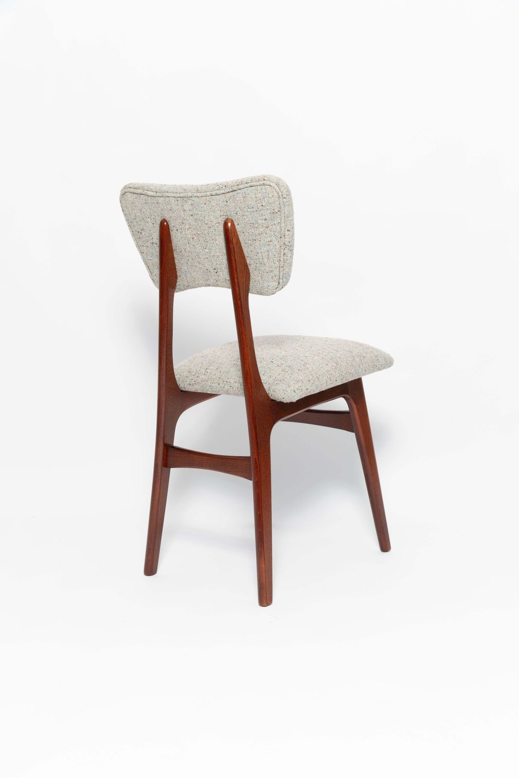 Set Of Ten Mid Century Butterfly Chairs, Blue Gray Wool, Europe, 1960s photo 7070.0