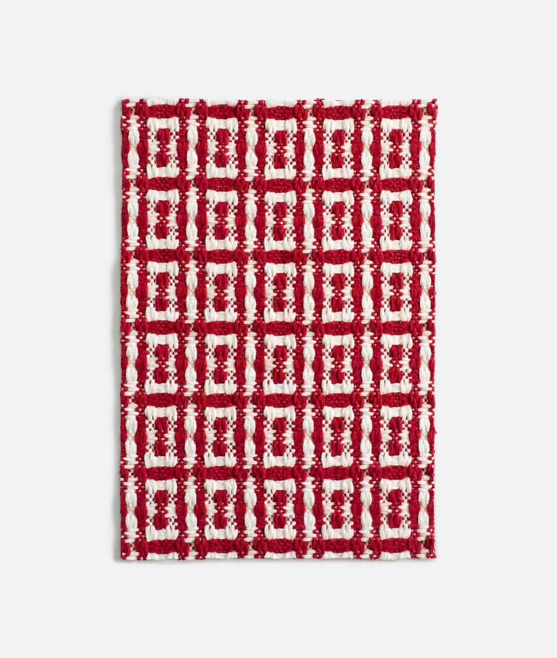 345.0 Mid Century Gfm Stool In Geometric Tweed Jacquard Dedar, E. Homa, Europe, 1960s photo