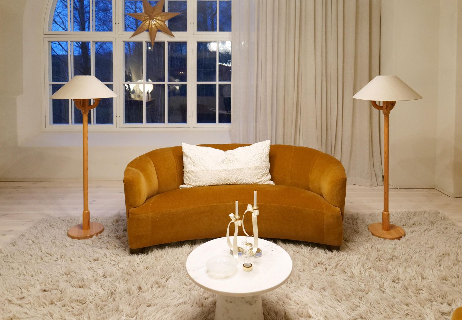Scandinavian Modern Sculptural Floor Lamps Made In Pine, Sweden 1970s photo Lighting