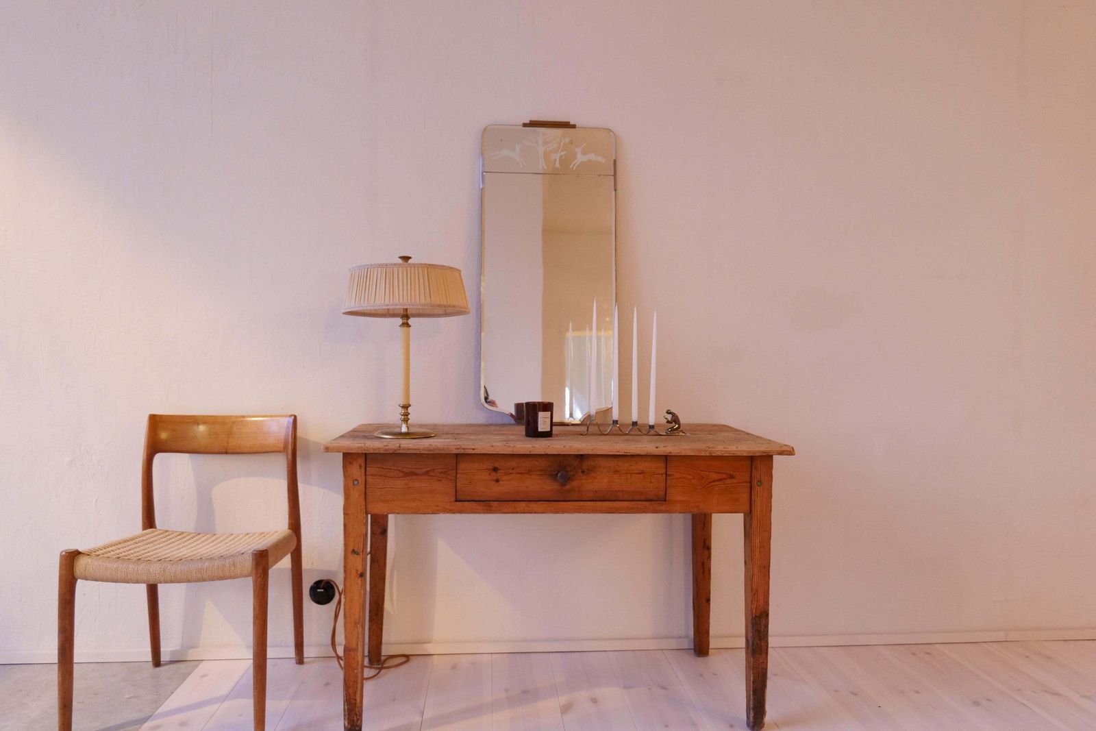 Art Deco Nordiska Kompaniet Table Lamp Made In Sweden, 1940s photo furniture