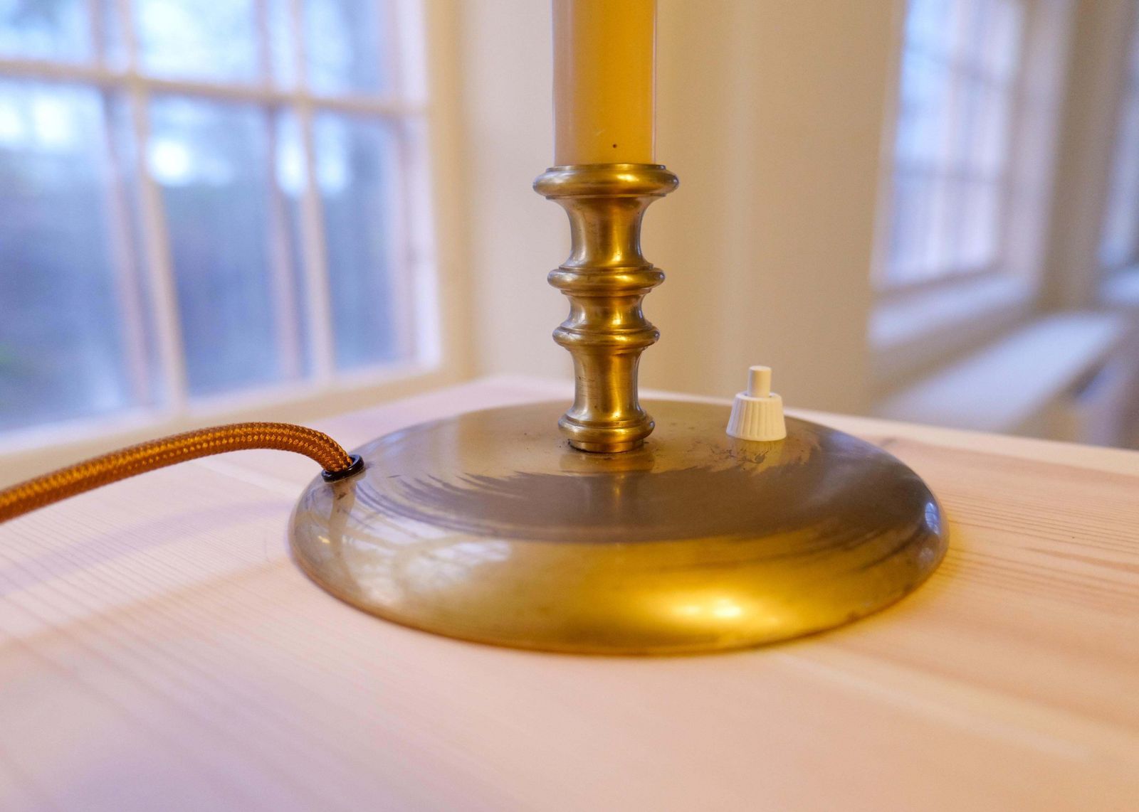 Lighting Art Deco Nordiska Kompaniet Table Lamp Made In Sweden, 1940s photo
