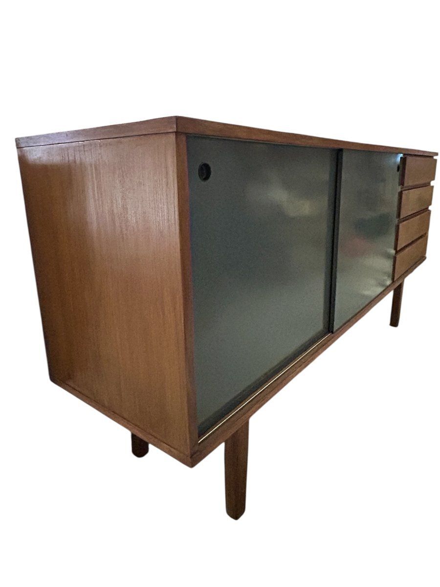 Vintage Sideboard By Pierre Guariche For A.R.P. Minvielle Edition, 1950s photo vintage