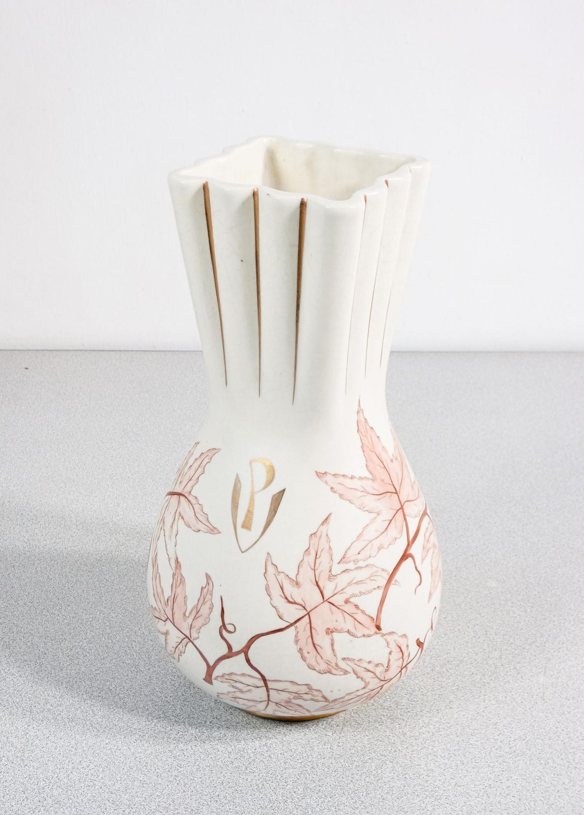 Vaso In Ceramica Dipinta A Mano, Giovanni Gariboldi Per Richard Ginori. 1930s photo 487.0