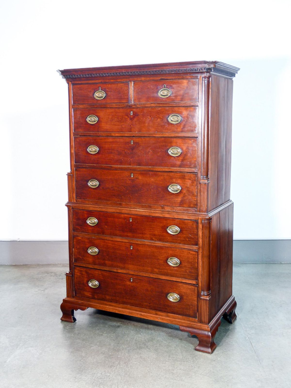 English Chest Of Drawers, Georgian Period, With Eight Drawers. England, Late 1700s photo furniture