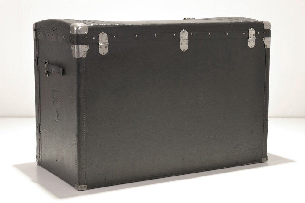 Plywood Car Trunk, France, 1910s photo vinterior