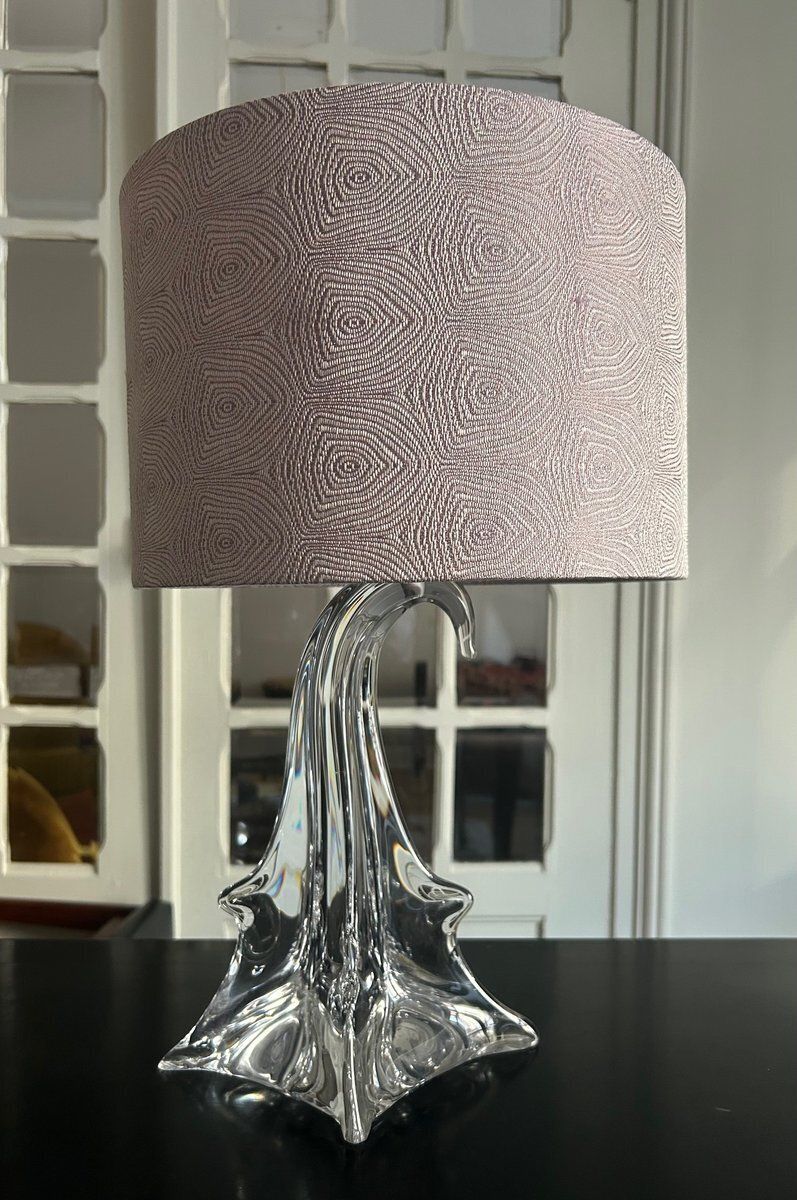 Vintage Crystal Table Lamp, 1950s photo furniture