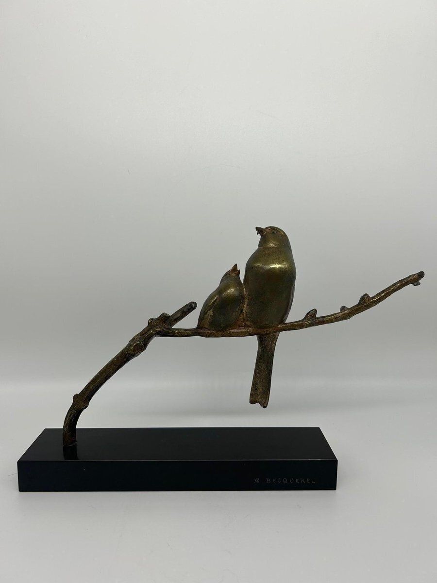 André Vincent Becquerel, Animal Sculpture, 1920s 1940s, Bronze On Marble Base photo furniture