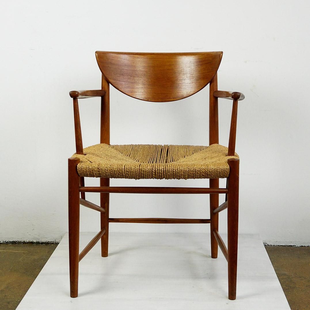 photo furniture Pair Of Teak Armchair Mod. 317 By Peter Hvidt For Soborg Mobler Denmark