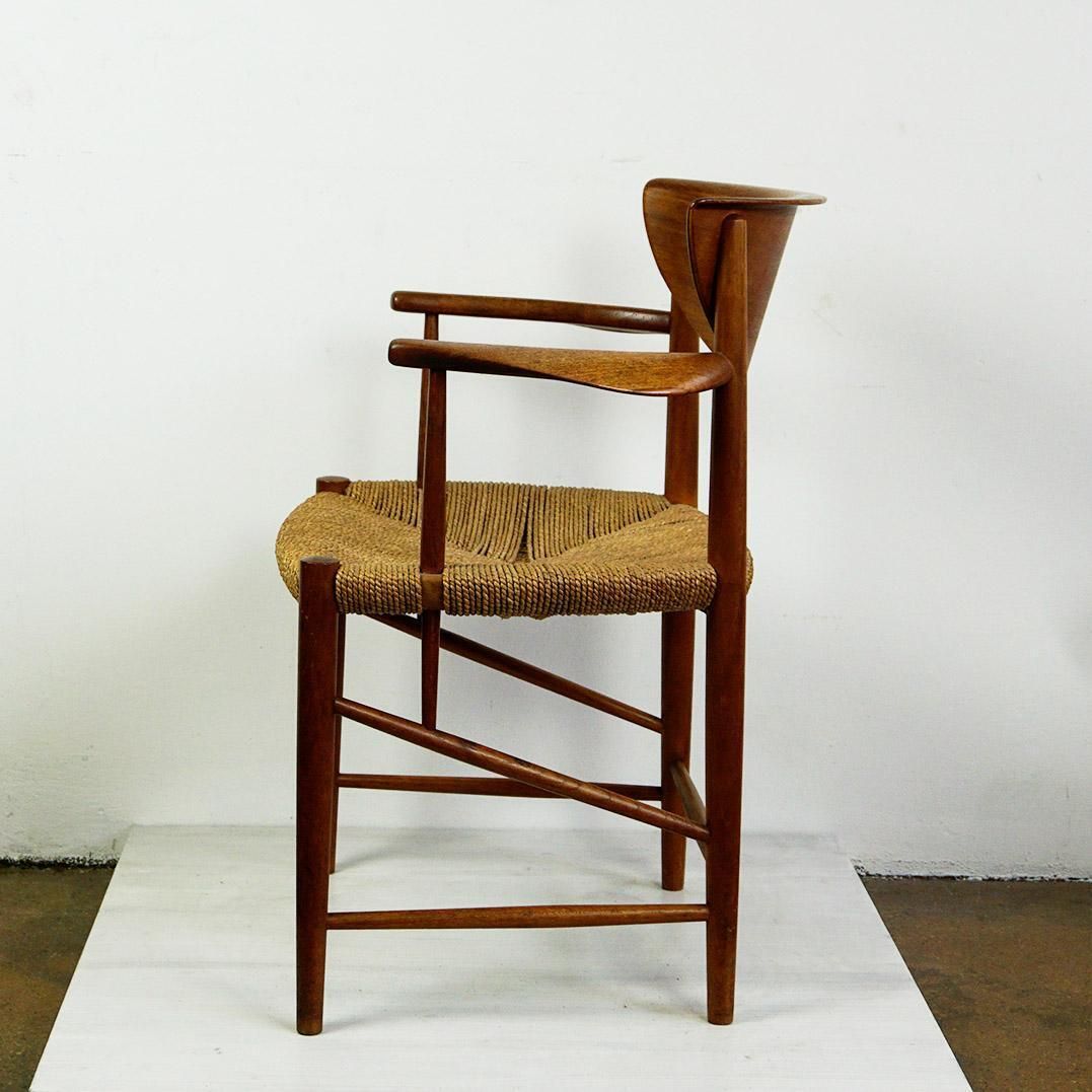 photo vinterior Pair Of Teak Armchair Mod. 317 By Peter Hvidt For Soborg Mobler Denmark