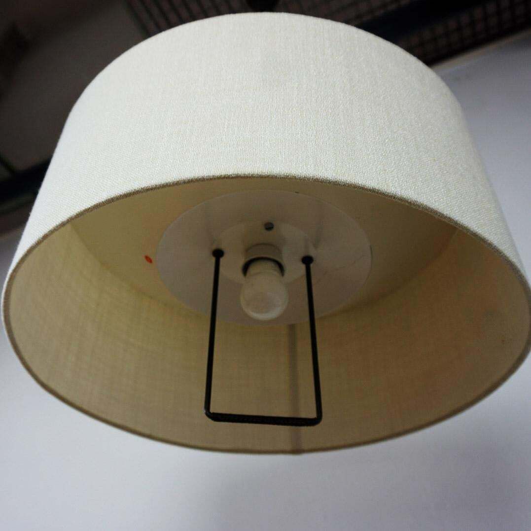 Austrian Midcentury  Black Metal Counterweight  Pendant Lamp By J.T. Kalmar photo vintage