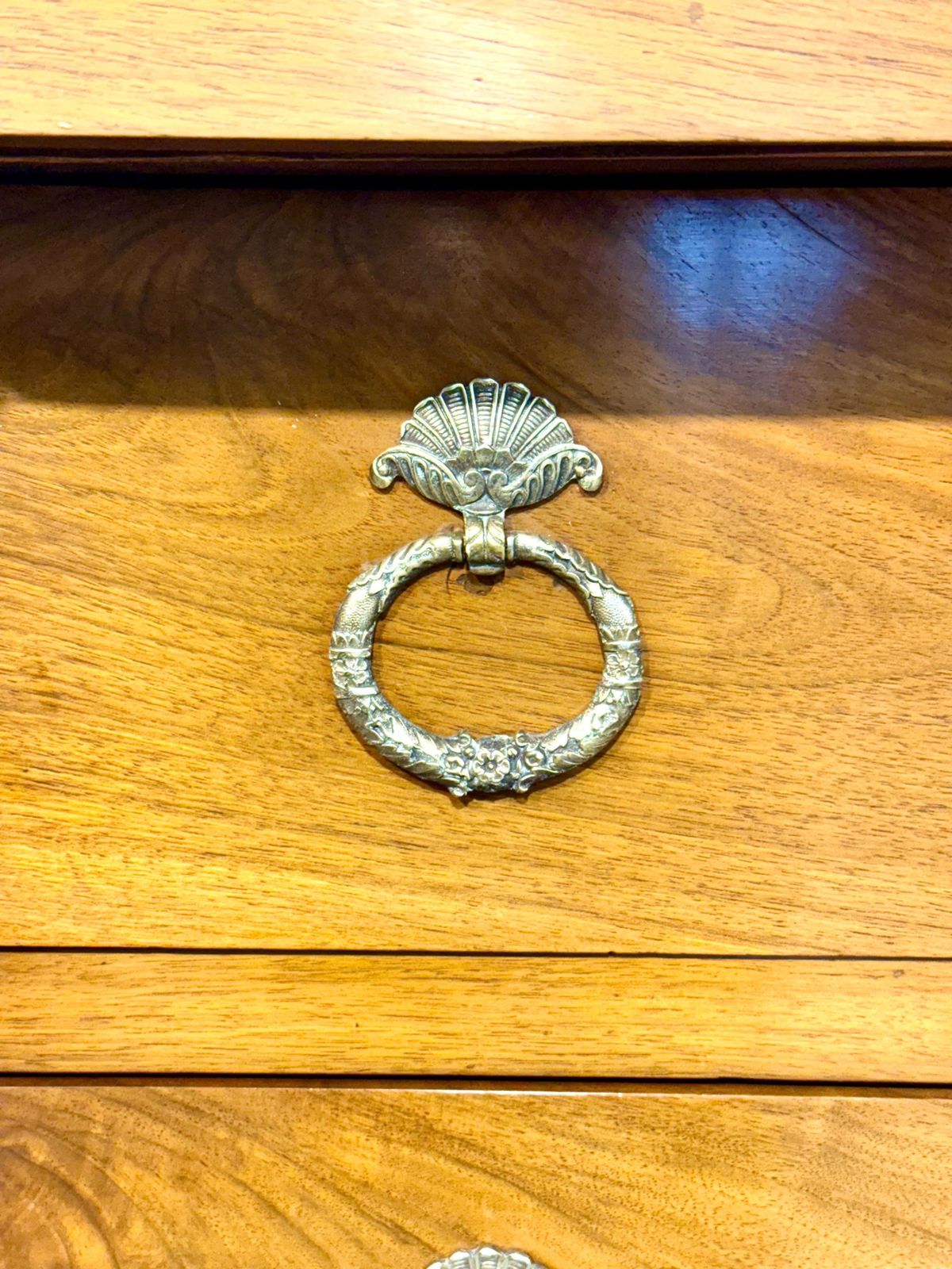 photo buy French Empire Walnut Commode With Bronze Mounts, Early 19th Century