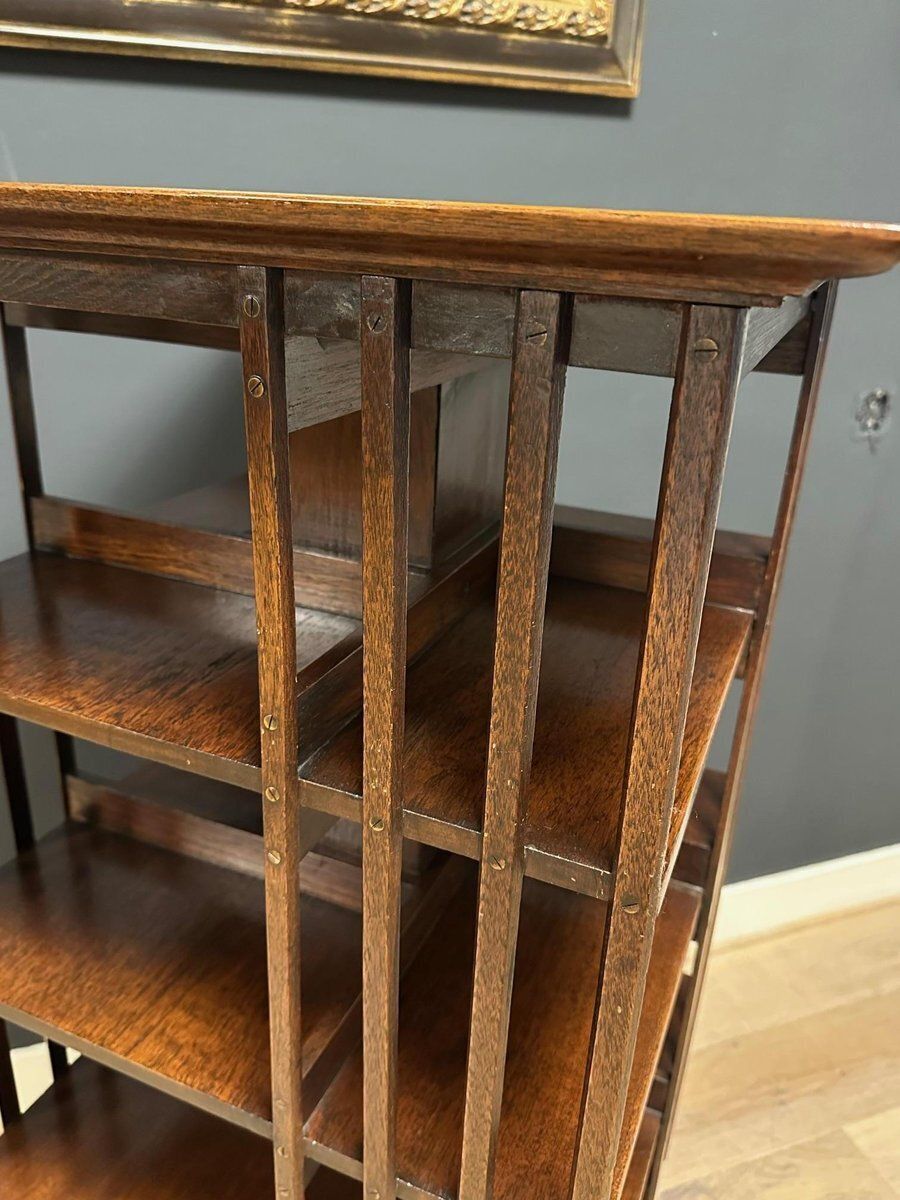 Antique Revolving Bookcase, 1890s photo Furniture