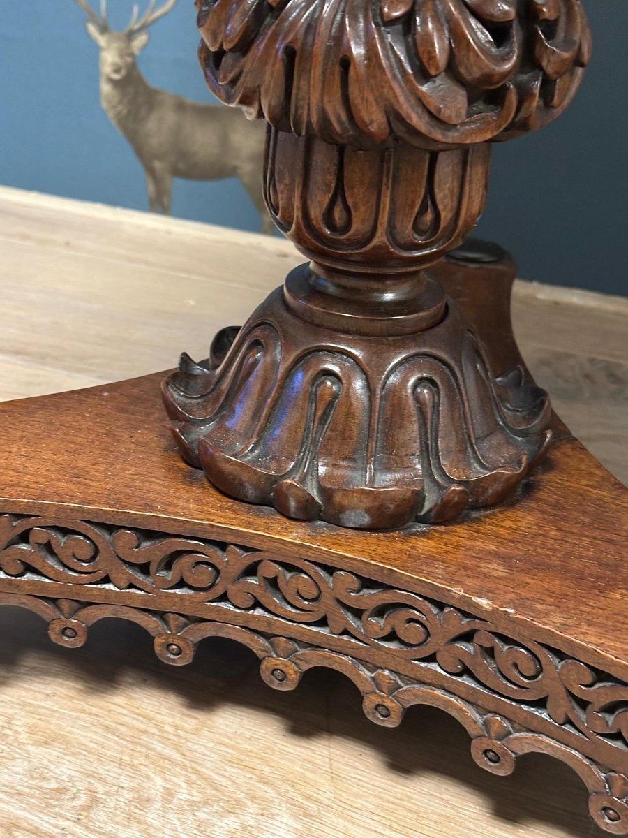 Furniture Anglo Indian Tilt Top Tables, Set Of 2 photo
