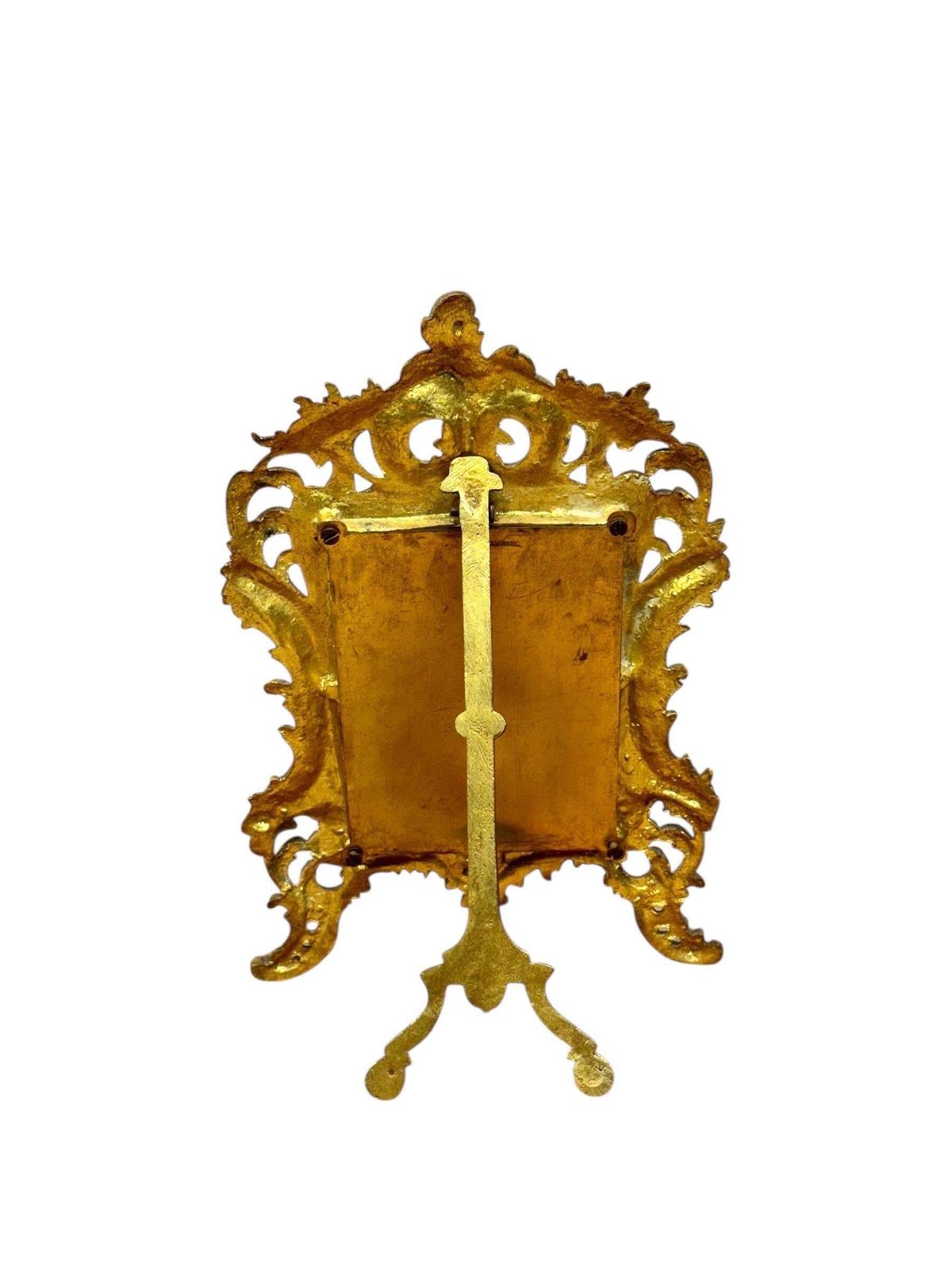 19th Century French Rococo Gilt Bronze Tabletop Frame photo buy