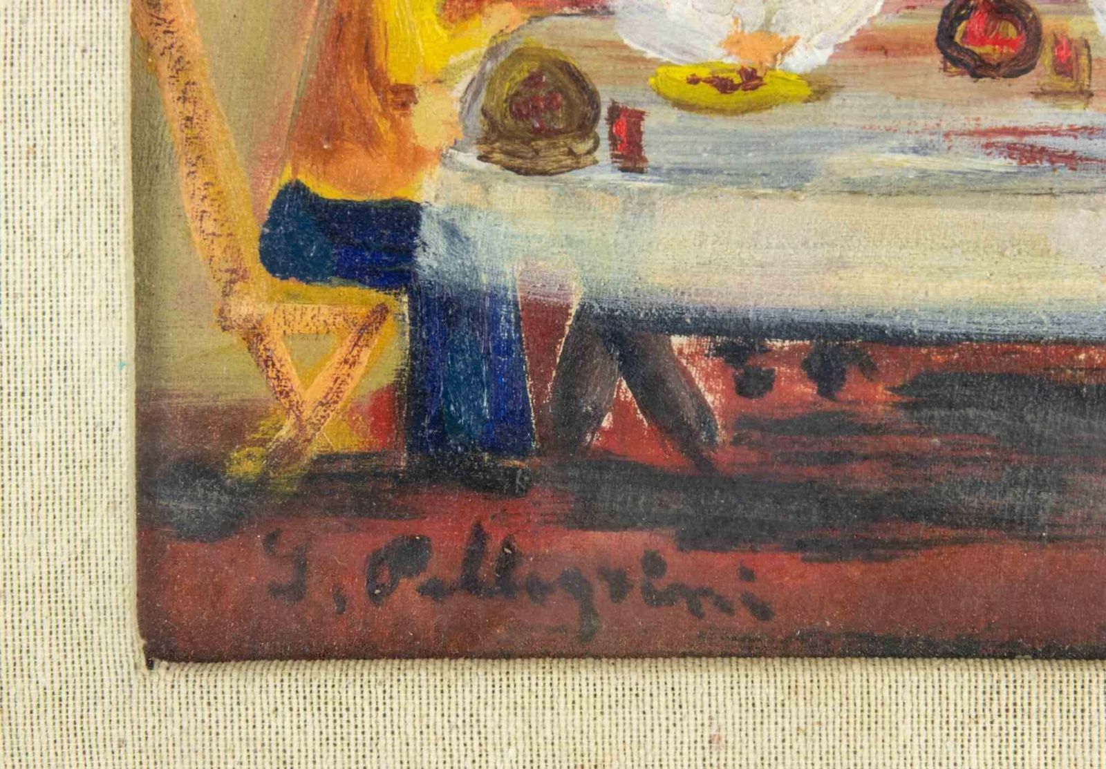 Sirio Pellegriniin The Tavern   Mixed Media By Sirio Pellegrini   19691969 photo Art