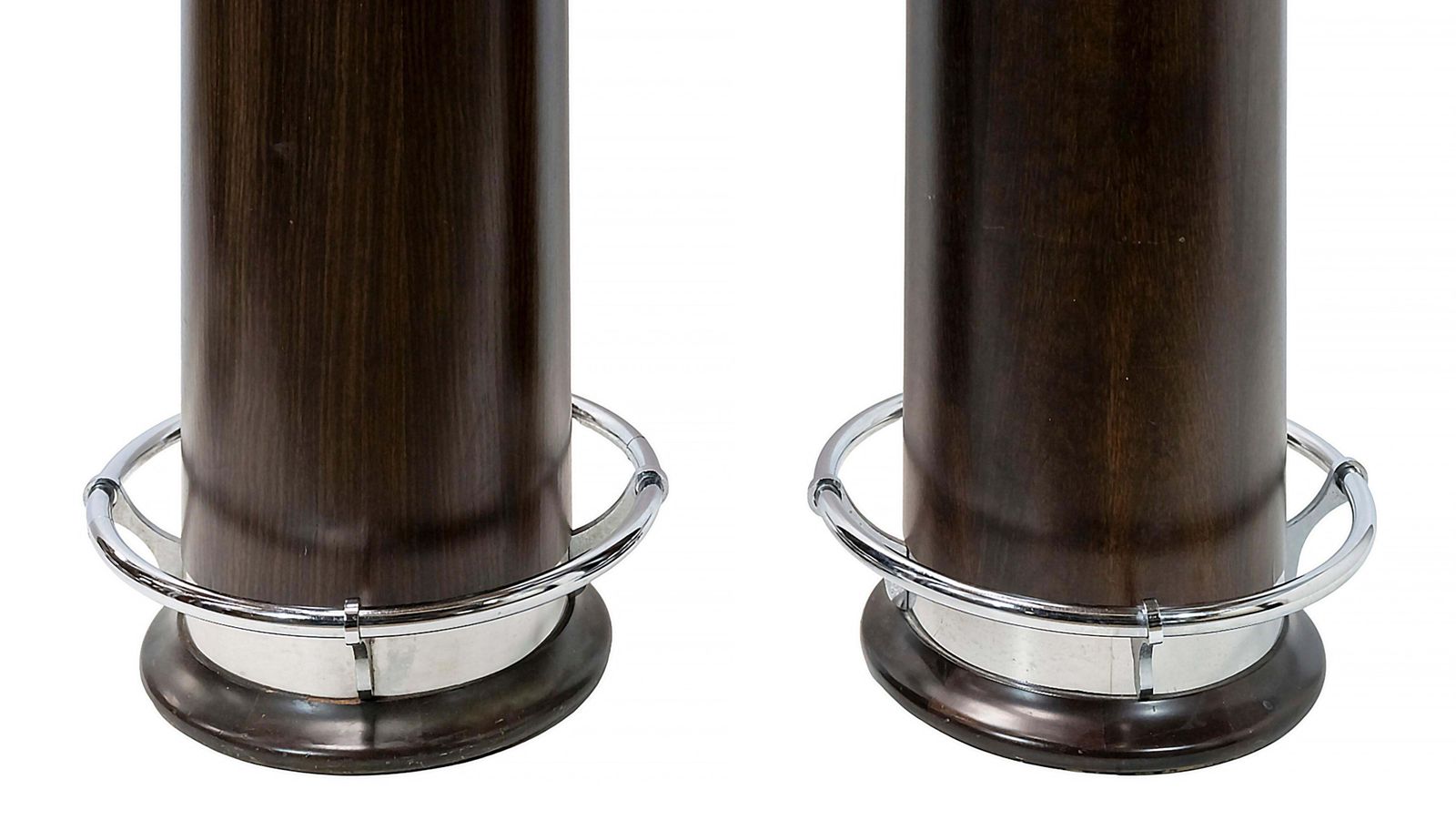 Set Of 2 Pcs. Italian Mid Century Luciano Frigerio Bar Stools, 1970's photo for sale