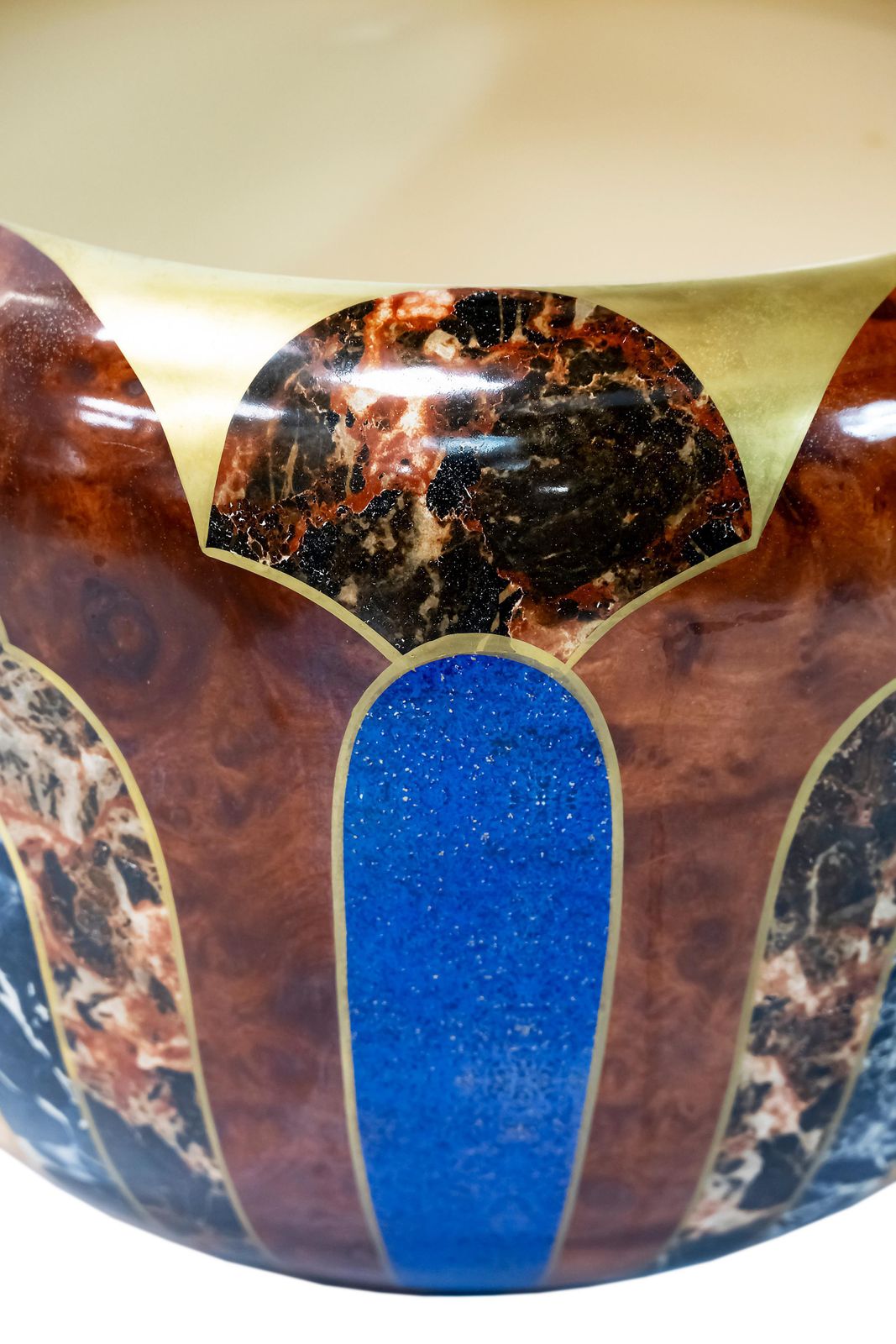 Vintage Italian Large Handmade Ceramic Planter photo for sale