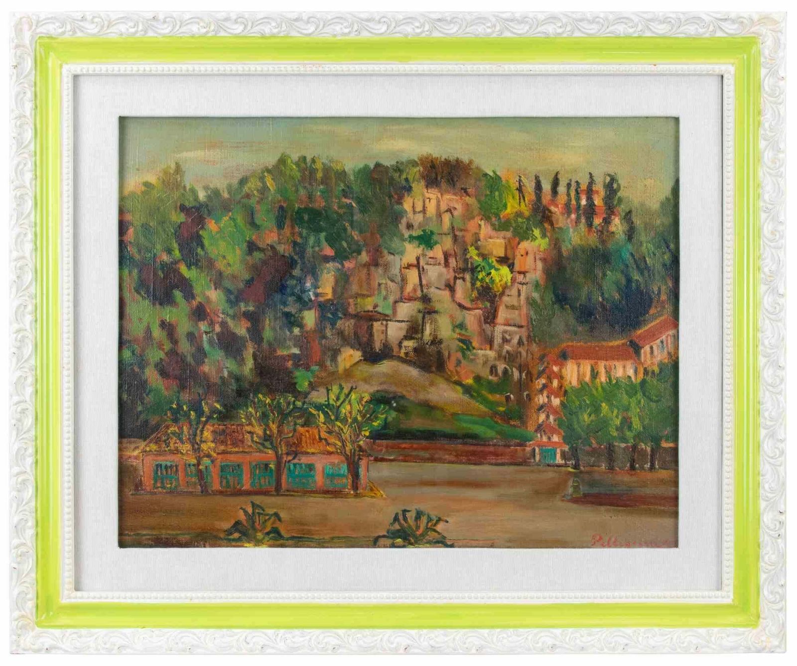 Sirio Pellegrinilandscape   Paint By Sirio Pellegrini   1960s1960s