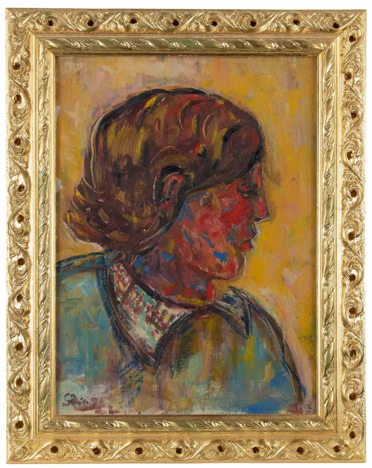 Sirio Pellegriniportrait   Paint By Sirio Pellegrini   1960s1960s