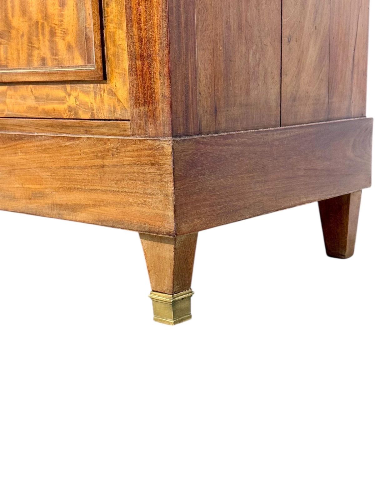 3396.0 19th Century French Buffet In Burr Elm With Black Marble Top photo
