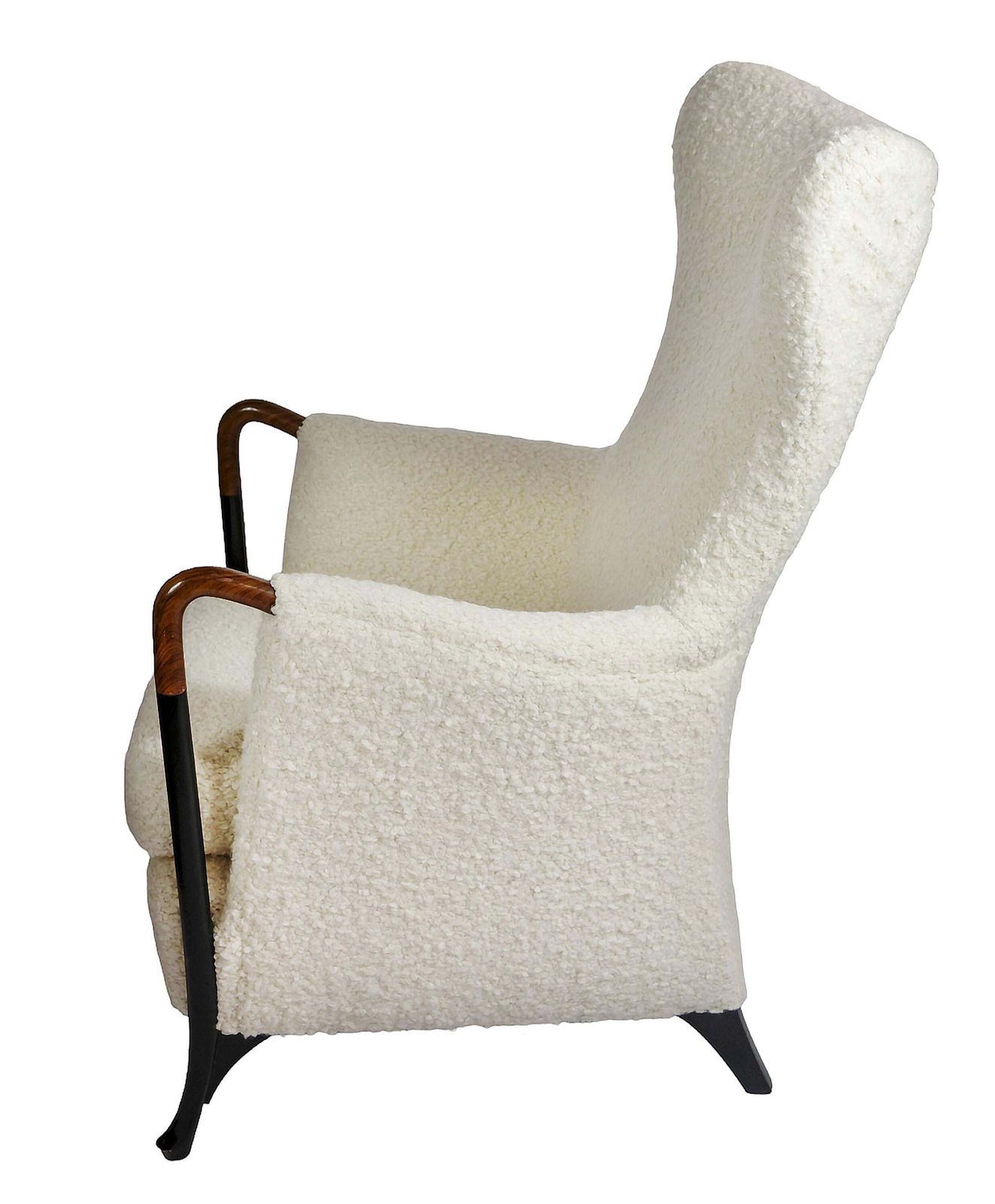 Pair Of Giorgetti Progetti Natural Alpaca Wool Armchairs By Umberto Asnago photo furniture